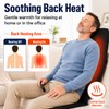 Vibration Massage Seat Cushion with Heat, Back Massager for Chair