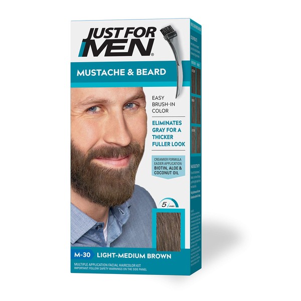 Just For Men Mustache & Beard, Beard Coloring for Gray