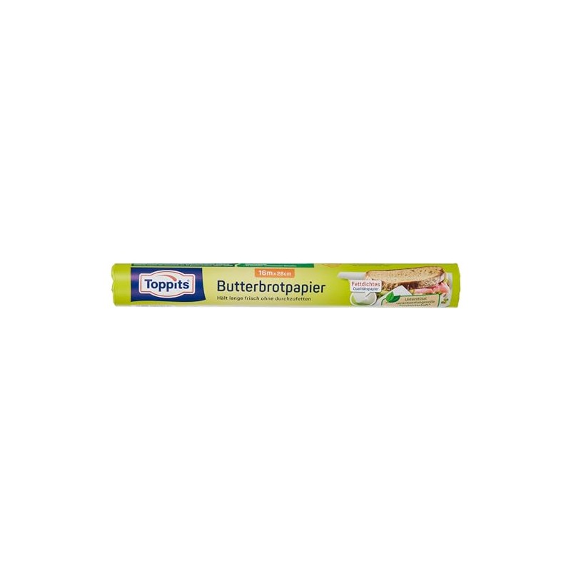 Toppits 2049643 Butterbrotpapier, 16m