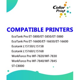 Color Print C9345 Ink Maintenance Box Replacement for ET-5880 ET-16600 ET-16650 ET-5800 ET-5850 ET-8500 ET-8550 WF-7310 WF-7820 WF-7840 EC-C7000 ST-C8000 ST-C8090 (1-Pack,C12C934591 PXMB9)