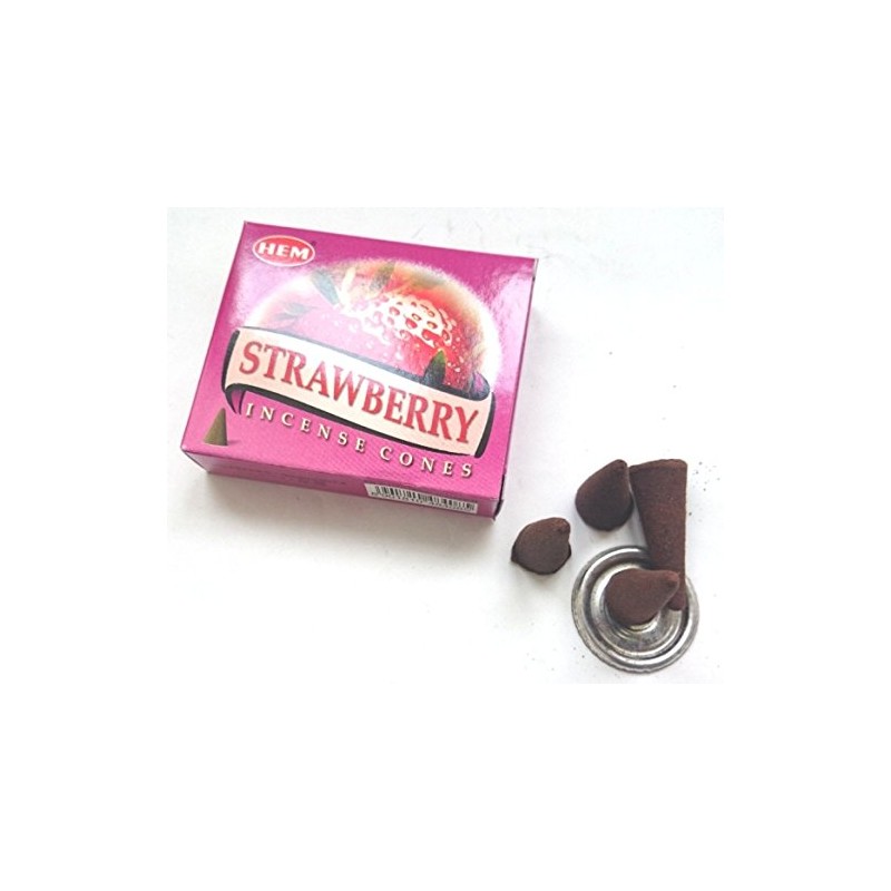 HEM Incense Strawberry Cone Set of 3