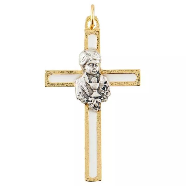 First Communion Cross Pendant Boy Pack of 12 Size 4cm(1.57in)