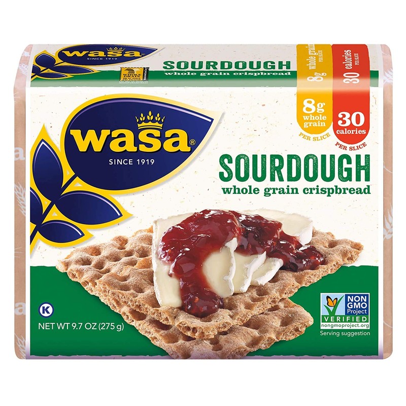 Wasa Crispbread Variety 8-Pack: (2) Multi Grain, (2) Whole Grain,