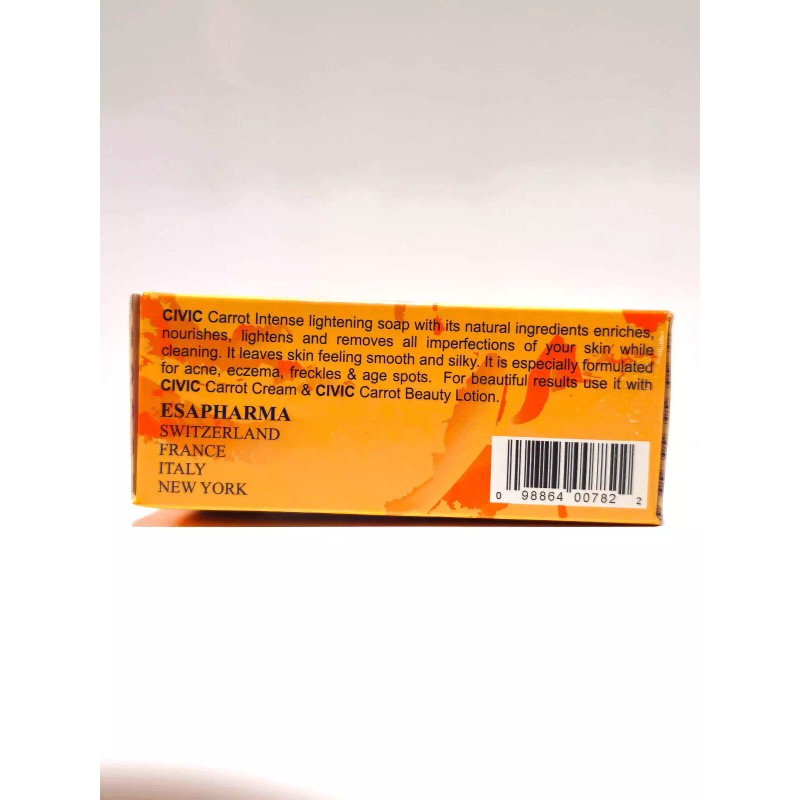Civic - Carrot Intense Lightening Soap - 7 oz