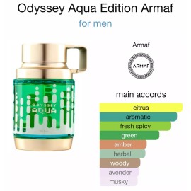 Afnan Odyssey Aqua Parfum 60 ML EDP New