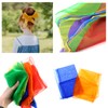 Lanjue 18 Pcs Sensory Scarves, Multi-Colour Dance Juggling Scarf Baby Sensory