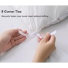 AORISSI 100% Cotton Duvet Cover Set Soft Comfortable with Embroidery