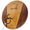 Triumph Sports Viva Sol Premium Bamboo Walnut Finish Hook and