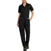 WORK IDEA Women's Short Sleeve Coverall Lightweight Snap-Front Cotton Work