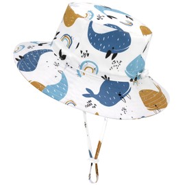 Little Lamb Baby Bucket Hat - 6-12 Months, Beach & Summer Essentials, UPF 50+ Sun Protection