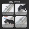 TOMSHUB Stainless Steel Cable Tie Gun Kit,Heavy Duty Outdoor Adjustable