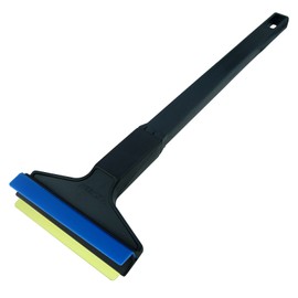 Ice Scraper Long Handle 2 Pack Car Ice Scraper Brass Blade 14,5 inch Ice Scraper for Car Snow Scraper Ice Scrapers for Car Windshield Original Murska Europe (2-Pack L&P A055 Black Blue)