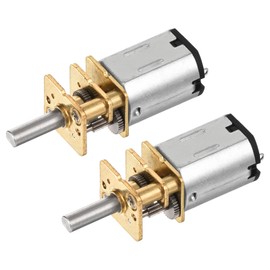 DMiotech 2Pcs 6V 2000RPM Rated Torque 0.8 Output Shaft Length 10mm Micro DC Speed Reduction Motor Mini Metal Gearbox Motor for RC Car Robot Model DIY RC Toys Engine