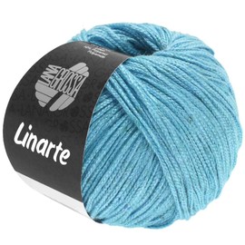 LANA GROSSA Linarte Modern Cotton/Linen Classic Hand Knitting Yarn Made of 40% Microfibre (Viscose), 30% Cotton, 20% Linen & 10% Polyamide 50 g Wool for Knitting and Crocheting 125 m Yarn