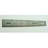 GENERAL No. 310 6" Ruler w/ B & S Gauge
