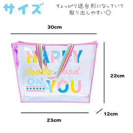 [CLARAH] キッズ プールバッグ オーロラ レインボー 子供 ポス gbg-2506-280 ブルー