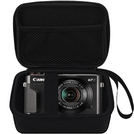 Funda para CáMara Digital, Se Aplica A Canon G7x Mark Ii/Canon G7x Mark Iii/Canon Sx740, Resistente Al Agua y A Las CaíDas Estuche para Camara Fotografica, Bolsillo de Malla para Cables