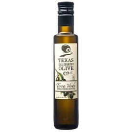 Texas Hill Country Olive Co Terra Verde Extra Virgin Olive Oil - Cold Pressed EVOO Gourmet Olive Oil - Rich & Fruity - Perfect for Finishing & Dressing - Award Winning & Made in Texas (8.5 oz)