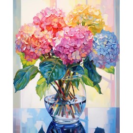 Calsoling - Kits de pintura de diamantes para adultos, kits de arte de diamantes para adultos, flores de pintura de diamantes 5D, bricolaje con taladro completo, pintura de diamantes, arte de gemas y