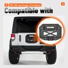 KUAFU Spare Tire Delete License Plate Bracket Compatible with 2007-2018