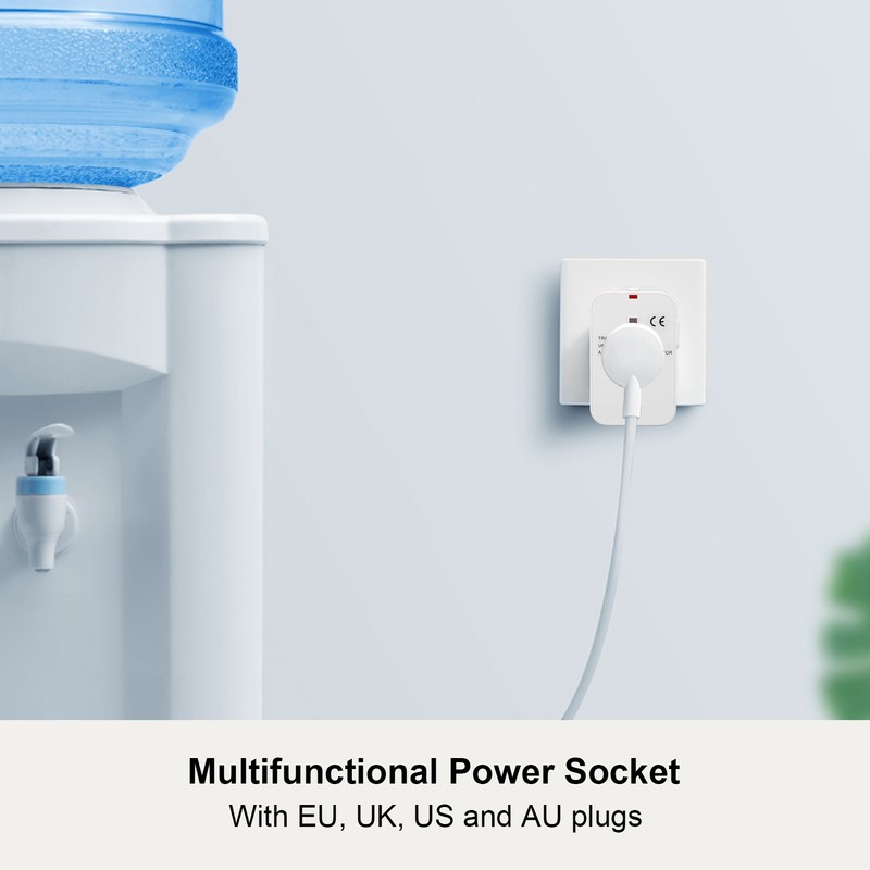 Multifunctional Power Converter with USB Ports Universal Adapter Socket 100‑240VAC