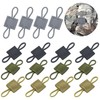 Alriedy Pack of 16 Molle Accessories Outdoor Molle Bag Buckle,