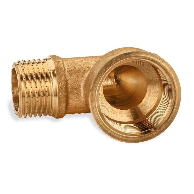 Brass Pipe Fitting 1/2" Male x 3/4" Female Brass Elbow