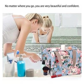 Hjkiopc Bolsa De Maquillaje Grande, Neceser Para Mujer, Bolsa De Maq