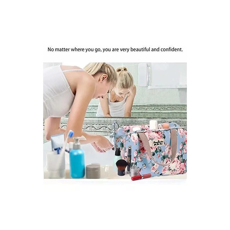 Hjkiopc Bolsa De Maquillaje Grande, Neceser Para Mujer, Bolsa De