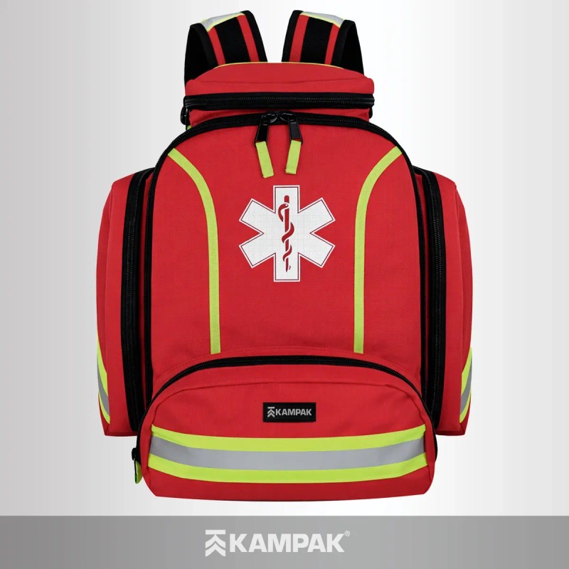 Mochila Botiquín Paramédico Kampak Kap047 Gran Capacidad