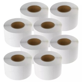 Caltric 4x6 (4"x6") Shipping White Direct Thermal Labels - 3" Core - (8) Rolls of 1000