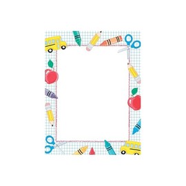 Great Papers! School Stuff Letterhead, 80 Count, 8.5"x11" (2013195)