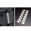 2pcs Reflective STICKERS for Touratech Motorcycle Aluminium Panniers (White 011)