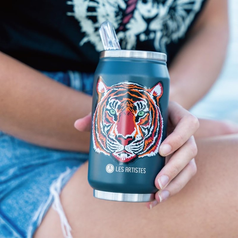 Les Artistes Paris LES ARTISTES Can'it Tiger Pull Black -