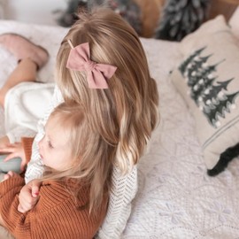 Niceye Baby Headbands and Hairbands Set - 12 Packs of Stretchy Nylon Handmade Hair Accessories for Newborns, Infants, and Toddler Girls