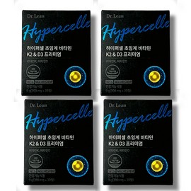 Dr.Lin Hypercell Supercritical Vitamin K2 & D3 Premium 30 tablets Menaquinone MK-7 4 boxes / 닥터린 하이퍼셀 초임계 비타민K2 & D3 프리미엄 30정 메나퀴논 MK-7 4박스