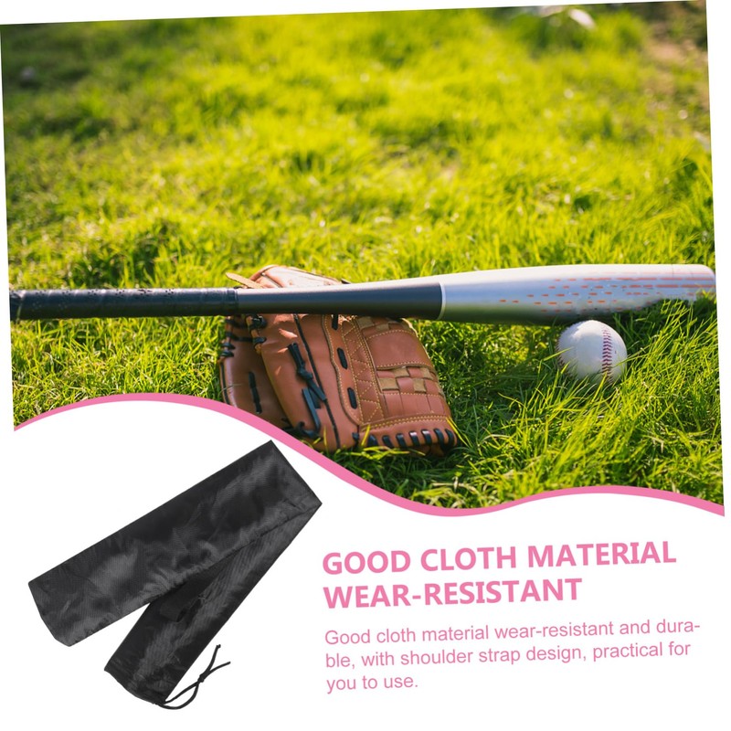 Totority 4pcs Protective Baseball Bat Sleeves with Shoulder Strap Durable