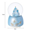 Snow Globe Crystal Ball Music Box Rotating Musical Box with