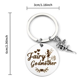 Keychain Godmother Christmas Gifts For Godmother Christian Gifts For Women Faith Godmother Gifts From Godchild Faith Based Gifts Fairy Godmother Gift Godmother Proposal Gift God Mother Gifts For Women