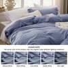 Bedsure Bedsure Slate Blue Duvet Cover King Size - 3