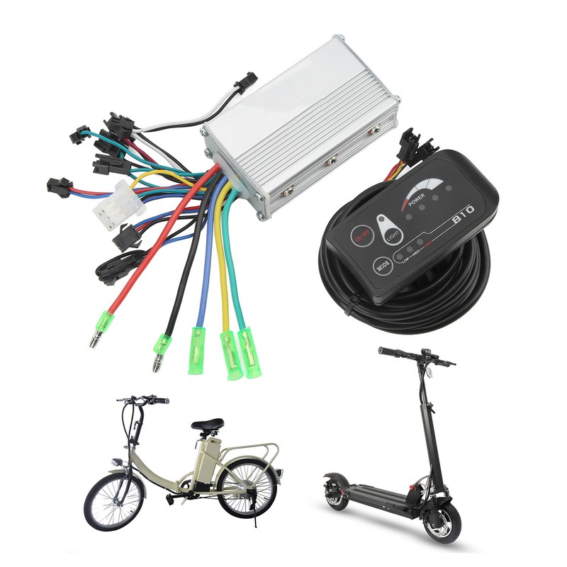 36V 250W 350W Electric Bike Brushless Motor Controller with 810LED