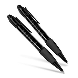 Destination Vinyl ltd Beautiful and comfortable Set of 2 Matching Pens BW - 3D Digital Concept City Buildings #42395