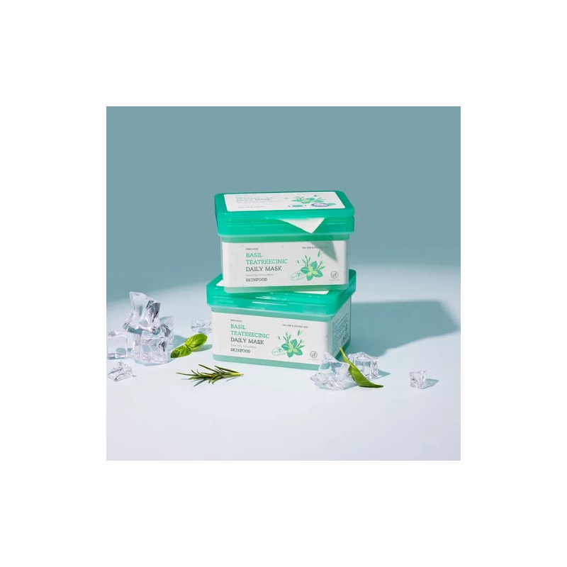 Skinfood [Skinfood]Basil Tea Tree C-Nic Daily Mask (30ea)