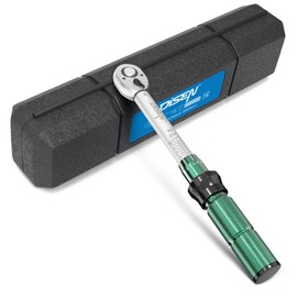 DISEN 1/4 Inch Torque Wrench 2-15Nm, ±3% Error Accuracy 72 Teeth Reversible Ratchet, Professional for Precision Machines, Electronic Devices, Bicycle Maintenance