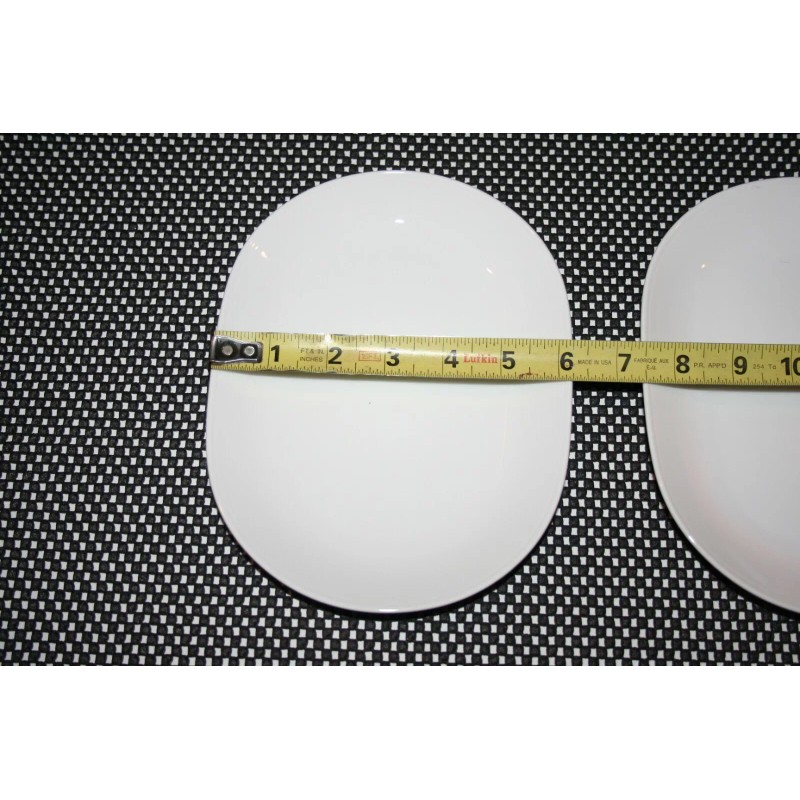 Rene Osorio 2 Steelite Rene Ozorio Aura Oval Porcelain Plates