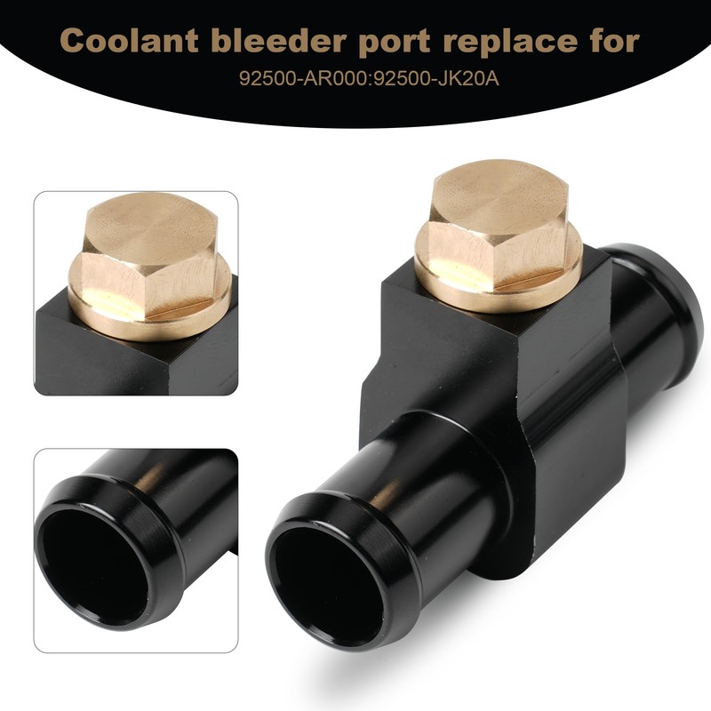 Camotokiit Upgrade Heather Hose Connector Replace 92500-AR000 & 92500-JK20A Compatible