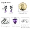 ZIPPICE Skull Earrings Women's Earrings Silver 925 Birthstone Stud Earrings