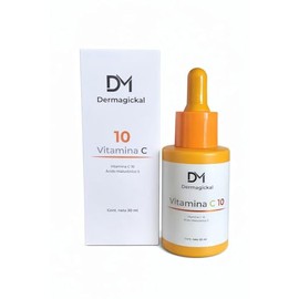 Sérum Facial Vitamina C 10%, con Ácido Hialurónico 5%, Antioxidante, 30 ml