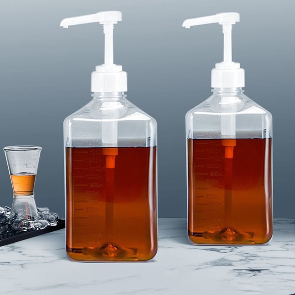ZNZNANG 2 Pieces 1600 ml Honey Dispenser - Sauce Dispenser