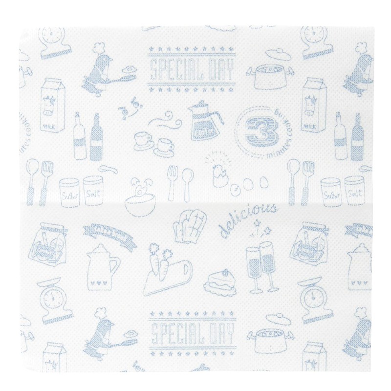 LEC Gekochi-kun, Easy to Use Dish Towels, Non-woven Fabric (60